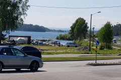 Zweiter Tankstopp in Hønefoss / second gasstop in Hønefoss