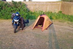 Campingplatz in Hirtshals, nur 5 Minuten von der Fähre.Campsite in Hirtshals, only 5 minutes fromm the ferry