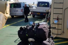 Die aufregendste Sache heute, eine 15 Minuten Fährtfahrt ......The Most exciting thing today, a 15 Minute ferry ride.......