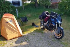 Mein Platz für heute Nacht.My setup for tonight.