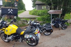 Nach Schauinsland die erste Rast. /
The first stopp after "Schauinsland".