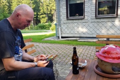 Ein Bier geht immer, nach der Tour.
IT's always 5 o'clock somewhere.