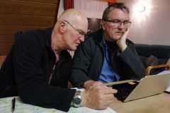 Waldorf und Stadtler planen die nächste Tour.
Waldorf and Stadtler are planning the next tour.